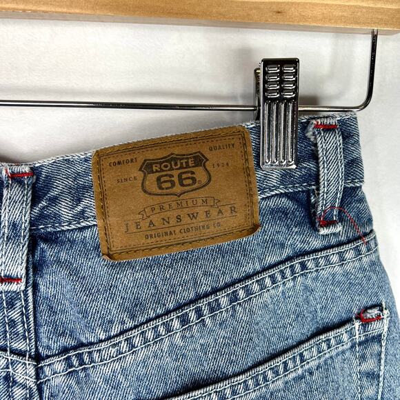 Vintage Route 66 High Waisted Mom Jean Capris 26 - Picture 10 of 10